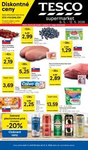 Propagačné noviny TESCO, platné od 2026-05-06 do 2026-05-12.