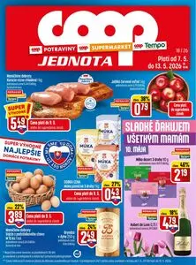 Propagačné noviny COOP, platné od 2026-05-07 do 2026-05-13.