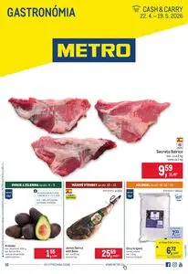 Propagačné noviny METRO, platné od 2026-04-22 do 2026-05-19.