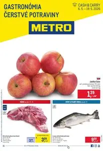 Propagačné noviny METRO, platné od 2026-05-06 do 2026-05-19.