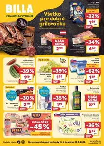 Propagačné noviny BILLA, platné od 2026-05-13 do 2026-05-19.