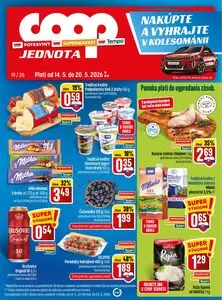 Propagačné noviny COOP, platné od 2026-05-14 do 2026-05-20.