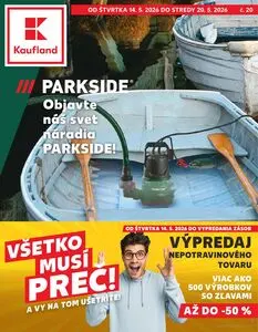 Propagačné noviny Kaufland, platné od 2026-05-14 do 2026-05-20.