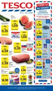 Propagačné noviny TESCO, platné od 2026-05-20 do 2026-05-26.