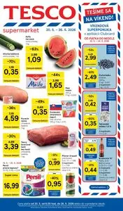 Propagačné noviny TESCO, platné od 2026-05-20 do 2026-05-26.