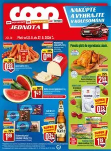 Propagačné noviny COOP, platné od 2026-05-21 do 2026-05-27.