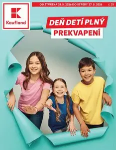 Propagačné noviny Kaufland, platné od 2026-05-21 do 2026-05-27.