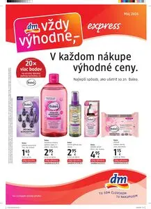 Propagačné noviny dm, platné od 2026-05-15 do 2026-05-31.