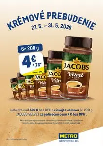 Propagačné noviny METRO, platné od 2026-05-27 do 2026-05-31.