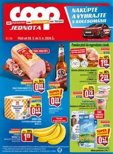 Propagačné noviny COOP, platné od 2026-05-28 do 2026-06-03.