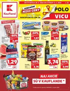 Propagačné noviny Kaufland, platné od 2026-05-28 do 2026-06-03.
