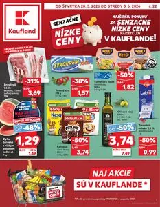 Propagačné noviny Kaufland, platné od 2026-05-28 do 2026-06-03.