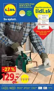 Propagačné noviny LIDL, platné od 2026-05-25 do 2026-06-07.