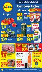 Propagačné noviny LIDL, platné od 2026-06-01 do 2026-06-07.