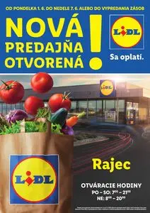 Propagačné noviny LIDL, platné od 2026-06-01 do 2026-06-07.