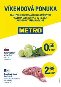 Propagačné noviny METRO, platné od 2026-06-04 do 2026-06-07.