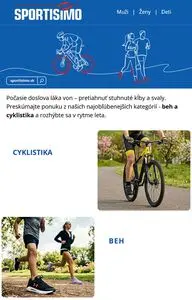 Propagačné noviny SPORTISIMO, platné od 2026-06-03 do 2026-06-09.