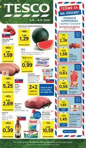 Propagačné noviny TESCO, platné od 2026-06-03 do 2026-06-09.