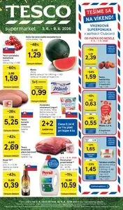 Propagačné noviny TESCO, platné od 2026-06-03 do 2026-06-09.