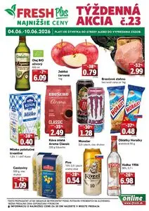 Propagačné noviny FRESH, platné od 2026-06-04 do 2026-06-10.