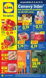 Propagačné noviny LIDL, platné od 2026-06-08 do 2026-06-14.