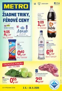 Propagačné noviny METRO, platné od 2026-06-03 do 2026-06-16.