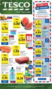 Propagačné noviny TESCO, platné od 2026-06-10 do 2026-06-16.