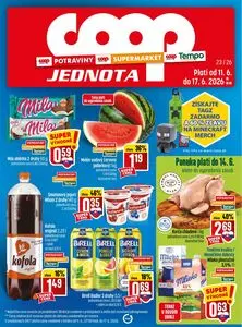Propagačné noviny COOP, platné od 2026-06-11 do 2026-06-17.