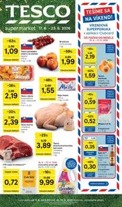 Propagačné noviny TESCO, platné od 2026-06-17 do 2026-06-23.