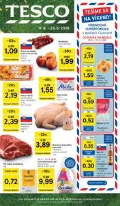 Propagačné noviny TESCO, platné od 2026-06-17 do 2026-06-23.