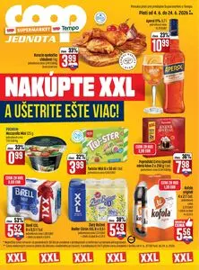 Propagačné noviny COOP, platné od 2026-06-04 do 2026-06-24.