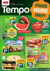 Propagačné noviny COOP, platné od 2026-06-18 do 2026-06-24.