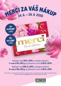 Propagačné noviny METRO, platné od 2026-06-24 do 2026-06-28.