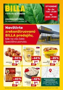 Propagačné noviny BILLA, platné od 2026-07-01 do 2026-07-07.