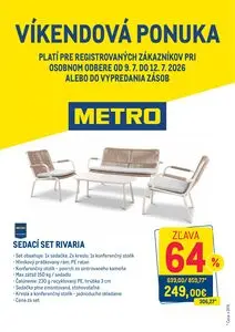 Propagačné noviny METRO, platné od 2026-07-09 do 2026-07-12.