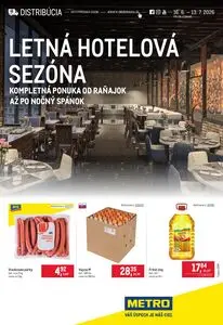 Propagačné noviny METRO, platné od 2026-06-16 do 2026-07-13.