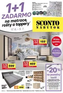 Propagačné noviny SCONTO, platné od 2026-06-17 do 2026-07-14.