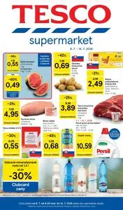 Propagačné noviny TESCO, platné od 2026-07-08 do 2026-07-14.