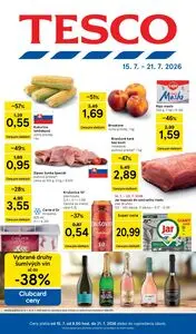 Propagačné noviny TESCO, platné od 2026-07-15 do 2026-07-21.