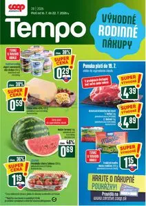 Propagačné noviny COOP, platné od 2026-07-16 do 2026-07-22.