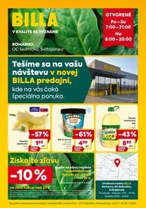 Propagačné noviny BILLA, platné od 2026-07-22 do 2026-07-28.