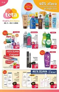 Propagačné noviny teta, platné od 2026-07-20 do 2026-07-29.