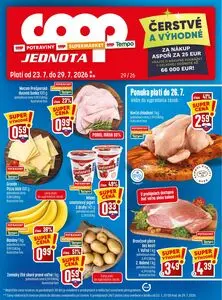 Propagačné noviny COOP, platné od 2026-07-23 do 2026-07-29.