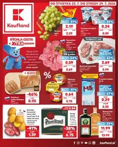Propagačné noviny Kaufland, platné od 2026-07-23 do 2026-07-29.