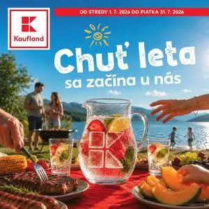 Propagačné noviny Kaufland, platné od 2026-07-01 do 2026-07-31.