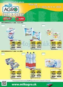 Propagačné noviny milk AGRO, platné od 2026-07-22 do 2026-08-04.