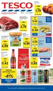 Propagačné noviny TESCO, platné od 2026-07-29 do 2026-08-04.