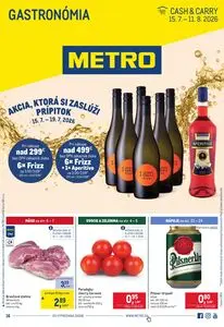 Propagačné noviny METRO, platné od 2026-07-15 do 2026-08-11.