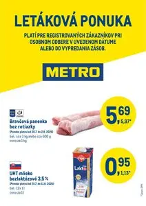 Propagačné noviny METRO, platné od 2026-07-29 do 2026-08-11.
