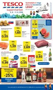 Propagačné noviny TESCO, platné od 2026-08-05 do 2026-08-11.
